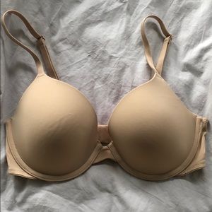 cream colored push up bra